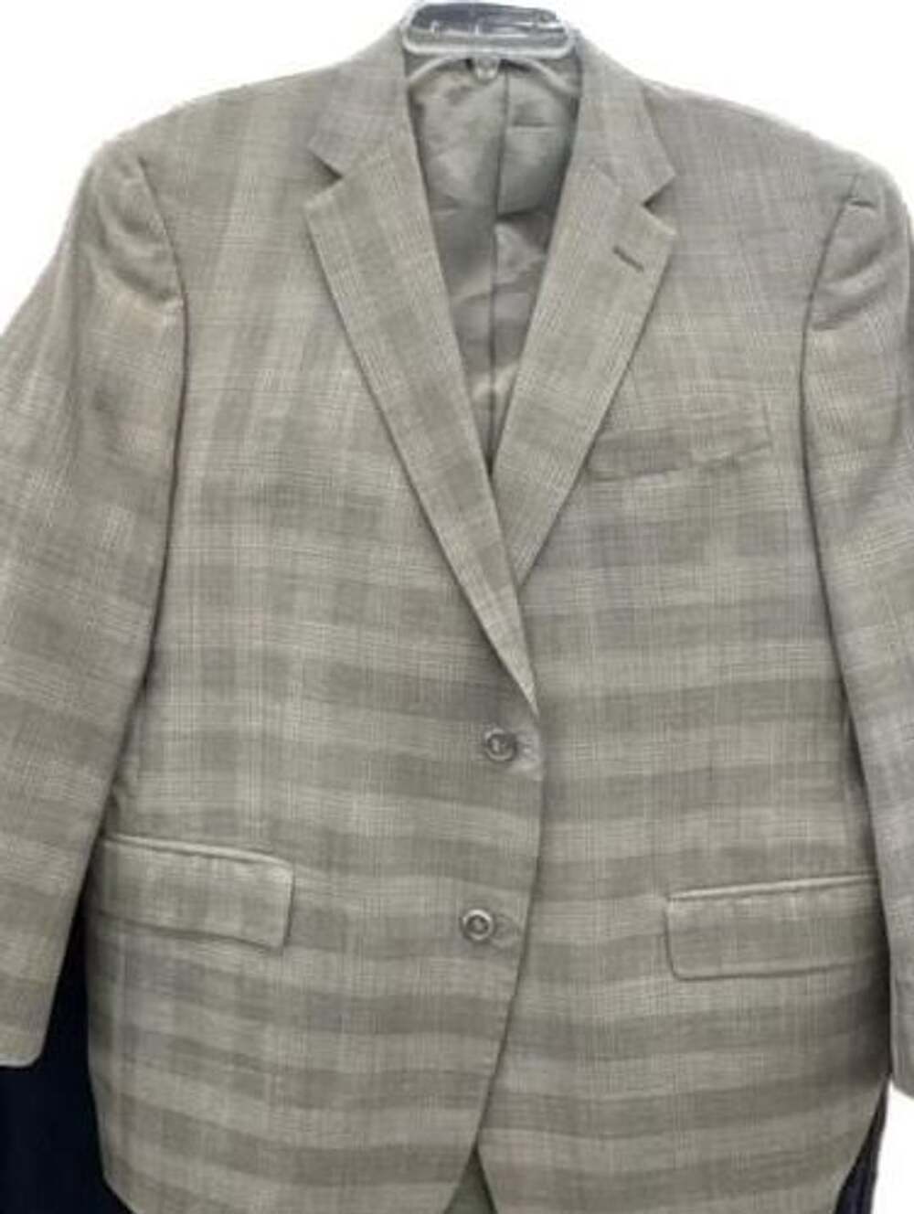 Hart Schaffner Marx Gold Trumpeter Plaid Sport Coat
